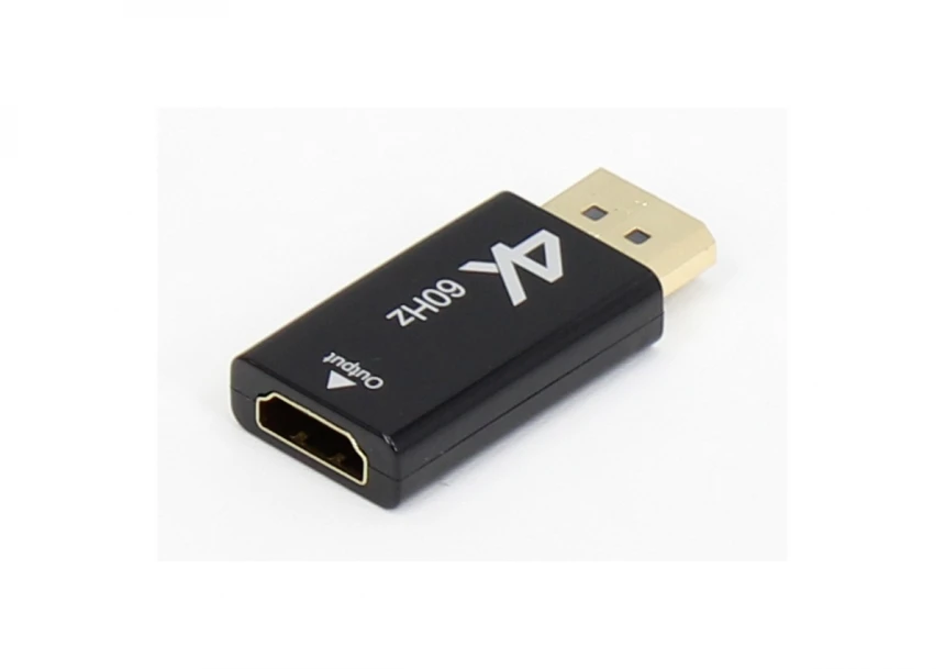 Adapter DisplayPort 1.4 (M) - HDMI 2.0 (F) crni 