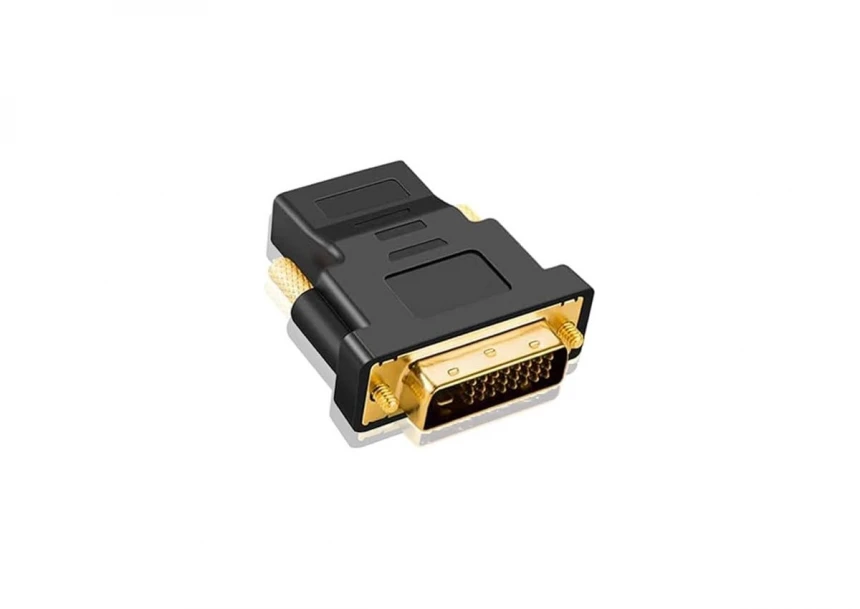 Adapter DVI-I (24+5) Dual Link (M) - HDMI (F) crni 