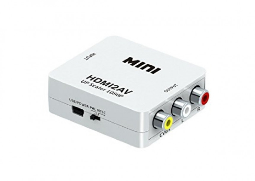 Adapter HDMI - AV RCA 1080P