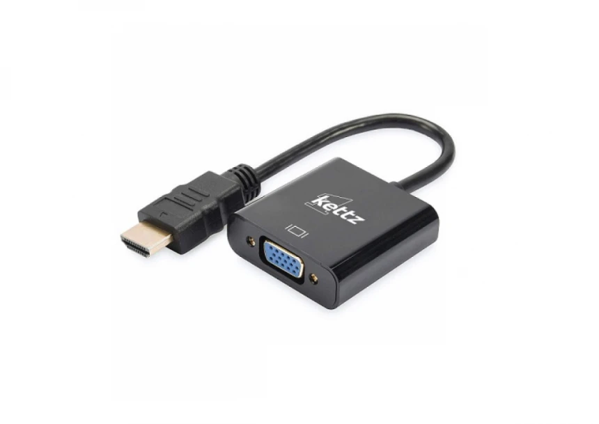 Adapter Kettz HV-4500 HDMI-VGA M/F