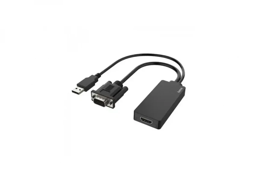Adapter konverter VGA-USB - HDMI Hama 200342 M/|Ž