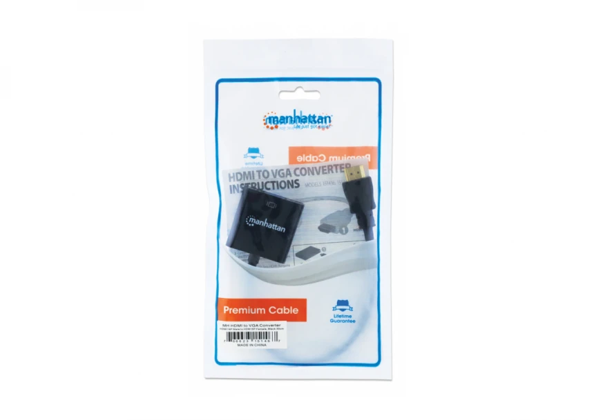 Adapter Manhattan 151467 HDMI/M - VGA/F