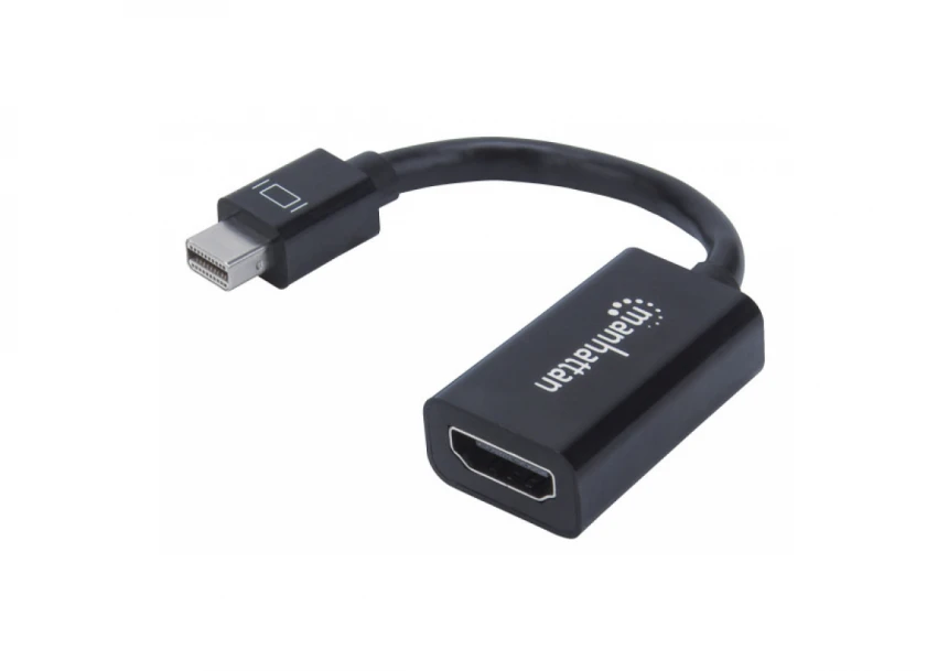 Adapter Manhattan 151528 Mini DisplayPort/M - HDMI 1080p Crni