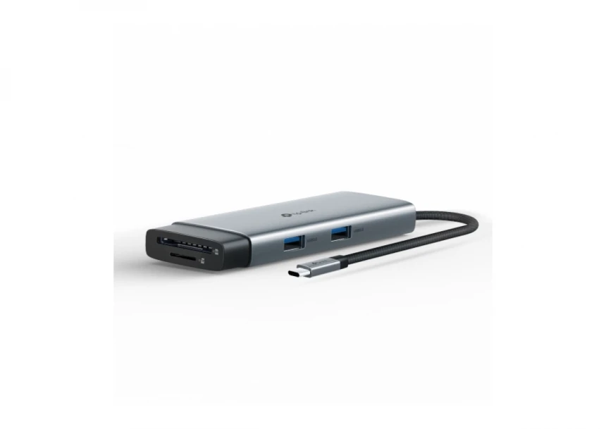 Hub TP-LINK USB Type-C 7-Port Hub/1USB-C /1 HDMI 4K 60Hz Port,1 × USB-C PD 100W Port,1 × SD