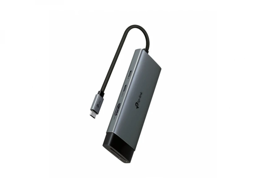 Hub TP-LINK USB Type-C 7-Port Hub/1USB-C /1 HDMI 4K 60Hz Port,1 × USB-C PD 100W Port,1 × SD