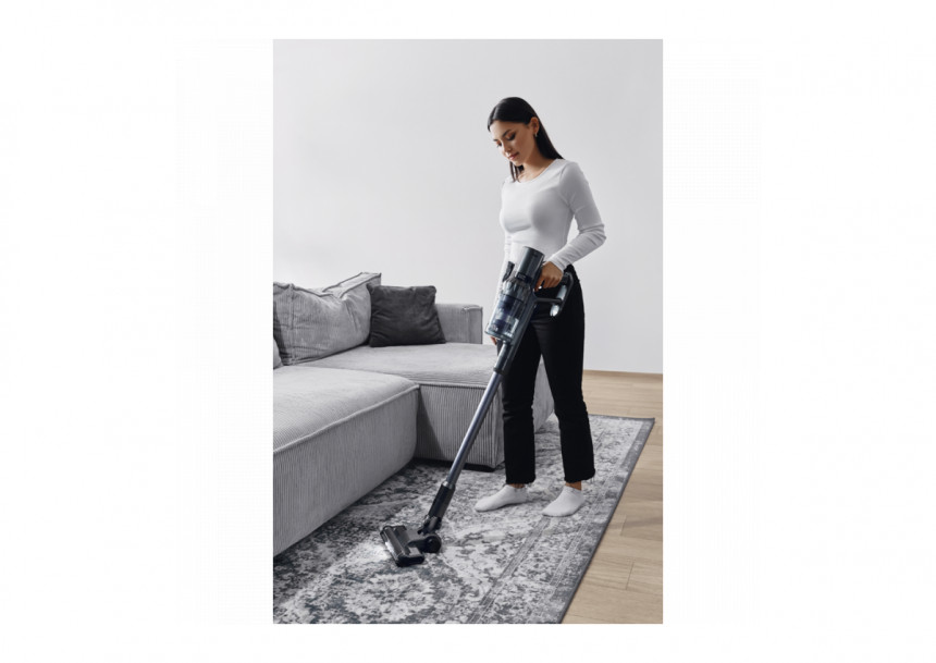 AENO Cordless vacuum cleaner SC3: electric turbo brush, LED lighted brush, resizable and easy to maneuver, 250W