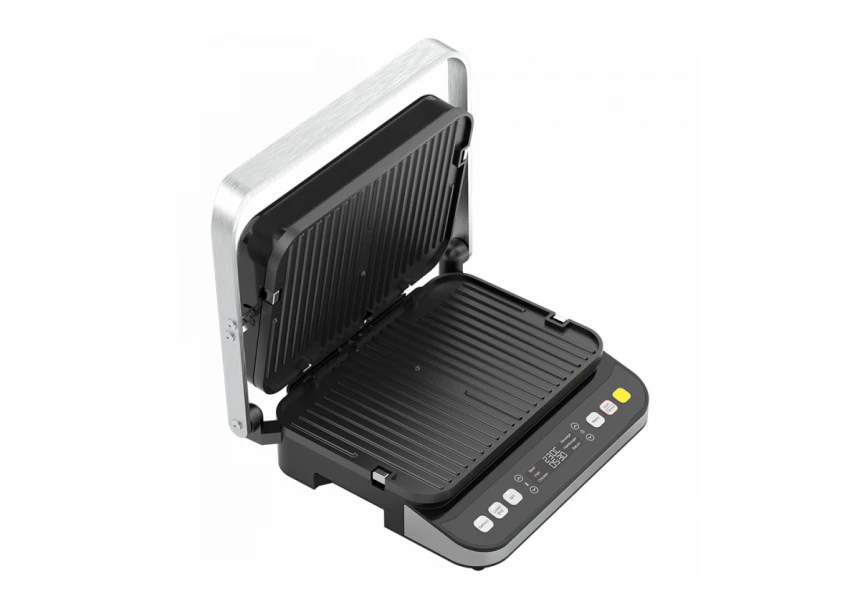 AENO ''Electric Grill EG5: 2000W, 2 heating modes - Lower Grill, Both Grills, 6 preset programs, Defrost, Max opening angle -180°, Temperature regulation, Timer, Removable double-sided plates, Plate size 320*220mm''