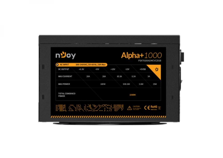 NJOY Alpha+ 1000 1000W napajanje (PSAT6100A2MCVCZ01B) 
