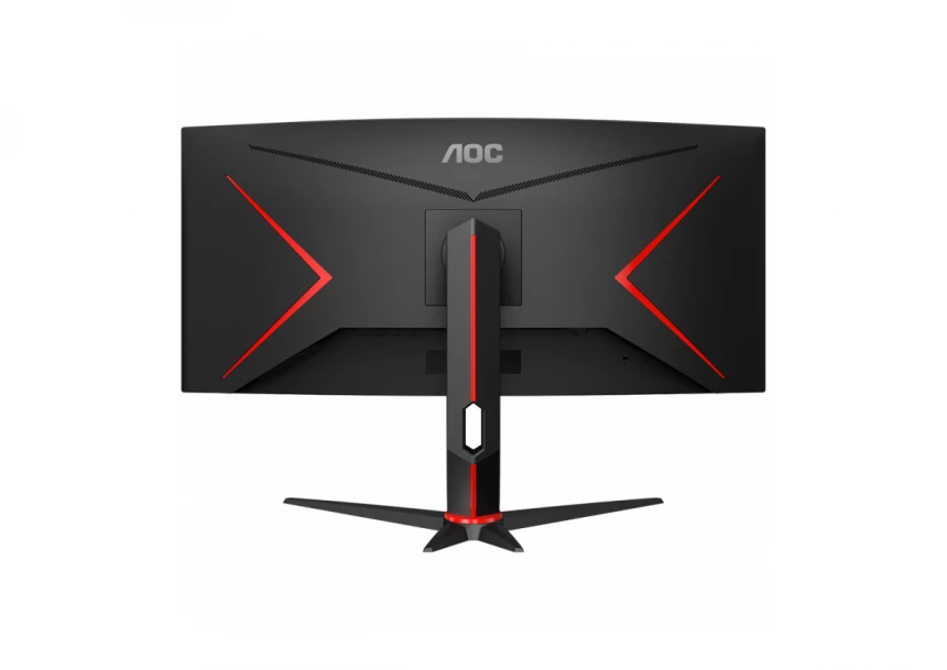 AOC Monitor Gaming CU34G2XP 34” Curved VA, 21:9, 3440x1440, 180Hz, 1ms, 430 cd/m2, 4000:1, HDMI, DP, PbP, PiP,  Ergonomic, Black-Red, VESA 3y
