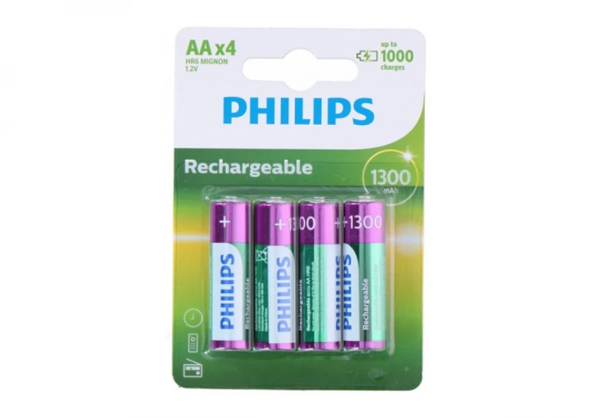 Baterija AA PHILIPS NiMH 1.2V PUNJIVA 1300mAh 1kom