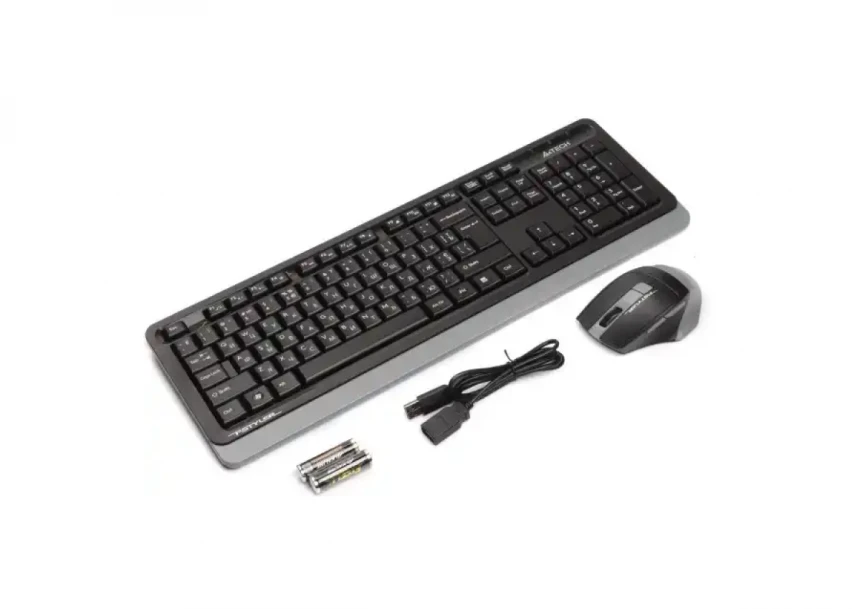 A4 TECH Bezična tastatura + miš A4-FG1035 A4Tech Fstyler YU Sivi
