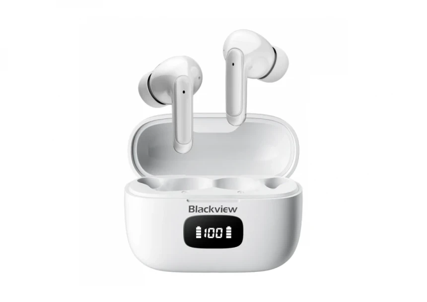 Bežične slušalice Blackview AirBuds 8 Arctic White/ANC/BT 5.3/Type-C/IPX7(slušlice)