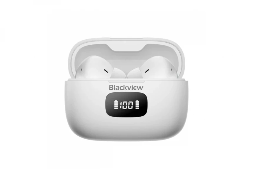 Bežične slušalice Blackview AirBuds 8 Arctic White/ANC/BT 5.3/Type-C/IPX7(slušlice)