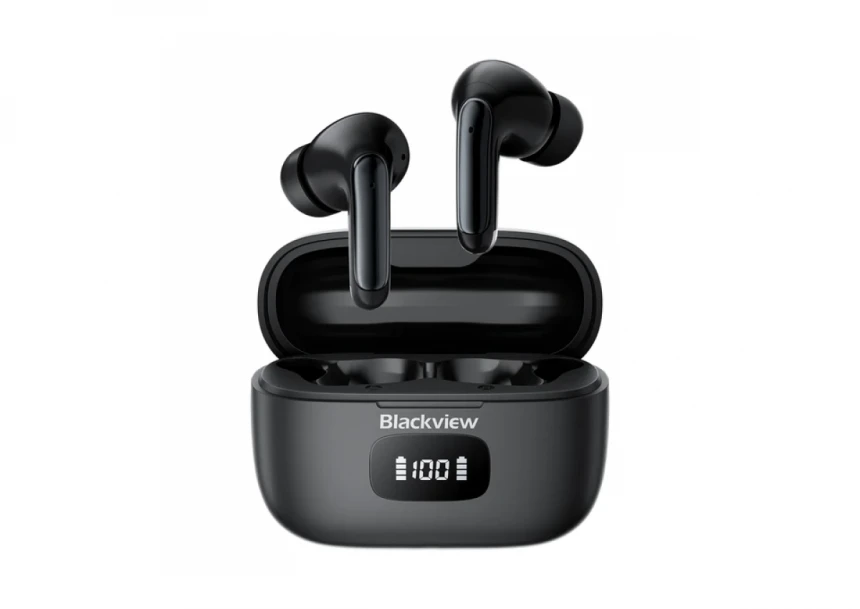 Bežične slušalice Blackview AirBuds 8 Polar Night Black/ANC/BT 5.3/Type-C/IPX7(slušlice)