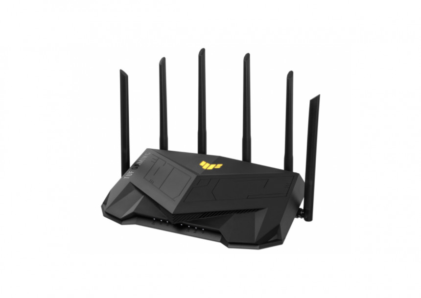 Bežični ruter ASUS TUF-AX6000 Wi-Fi/AX6000/1148 Mbps/4804 Mbps/USB3.2/6 antena/crna