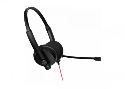 CANYON HS-07, Super light weight conference headset 3.5mm stereo plug,with PVC cable 1.6m, extra USB sound card with PVC cable 1.2m, ABS headset material, size: 16*15.5*6cm. Weight: 100g, Black