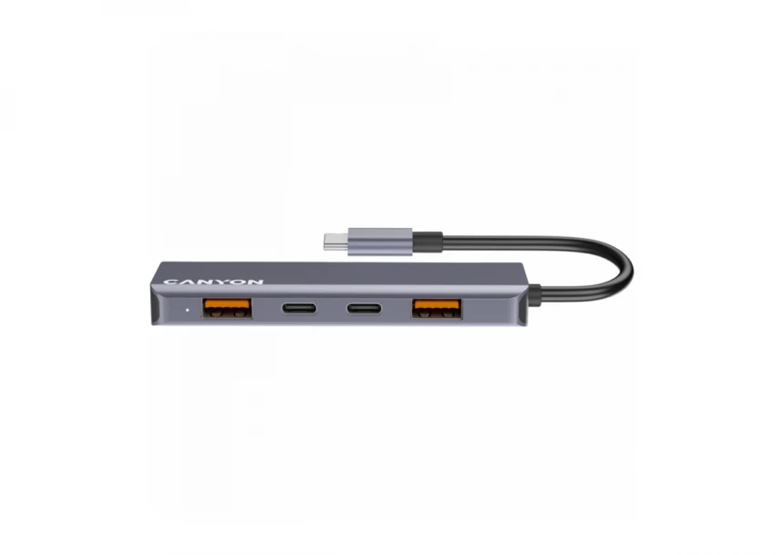 CANYON hub DS-18 5in1 USB-C Grey