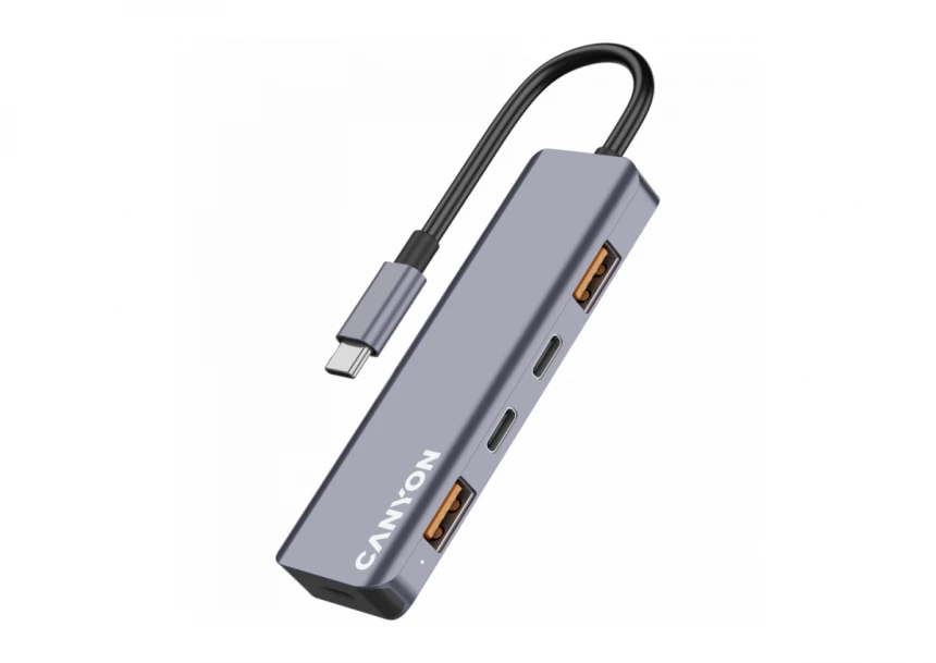 CANYON hub DS-18 5in1 USB-C Grey