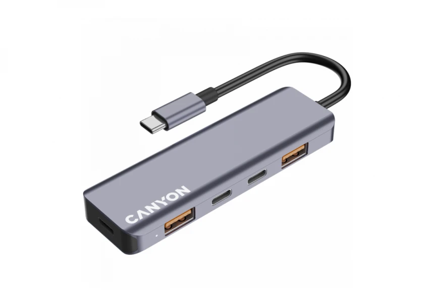 CANYON hub DS-18 5in1 USB-C Grey