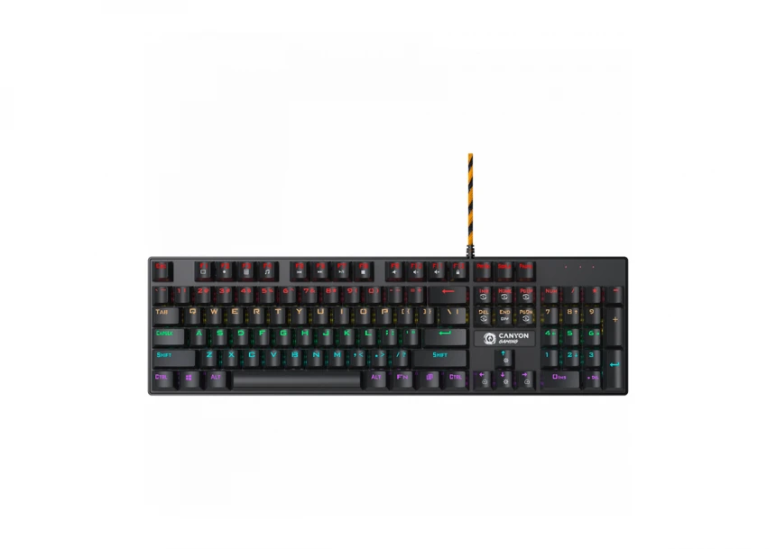 CANYON keyboard Deimos GK-4 Rainbow US Wired Black