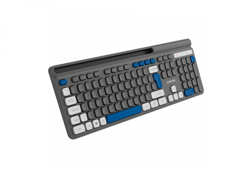 CANYON keyboard HKB-W03 EN AAA Wireless Grey