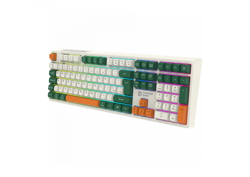 CANYON keyboard Shadder GKW-11 Mech RGB UK/US Wireless White