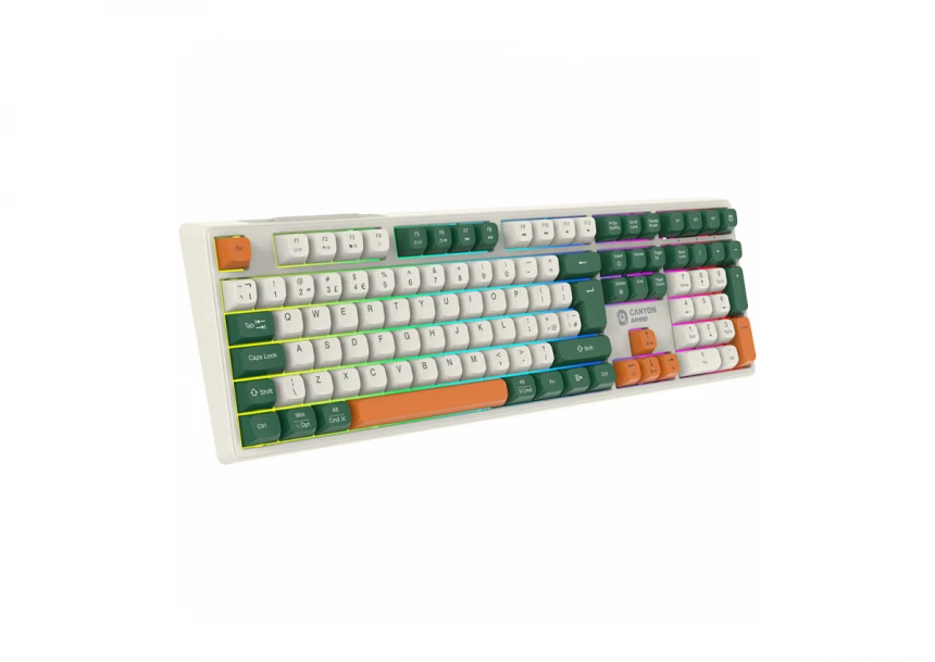 CANYON keyboard Shadder GKW-11 Mech RGB UK/US Wireless White