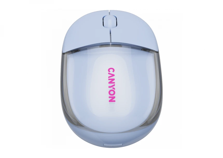 CANYON mouse OnClick 24 BT/ Wireless Transparent/Blue