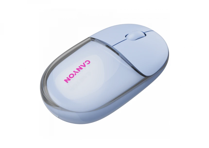 CANYON mouse OnClick 24 BT/ Wireless Transparent/Blue