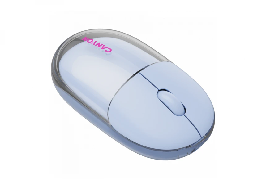 CANYON mouse OnClick 24 BT/ Wireless Transparent/Blue