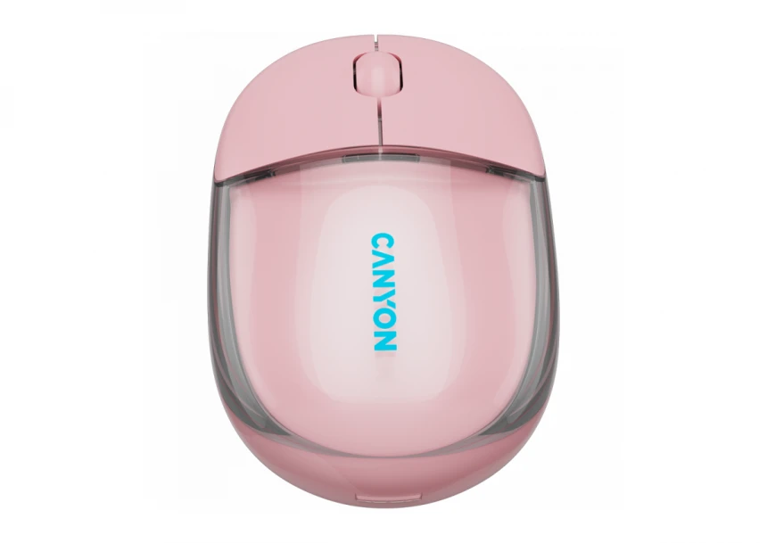 CANYON mouse OnClick 24 BT/ Wireless Transparent/Pink