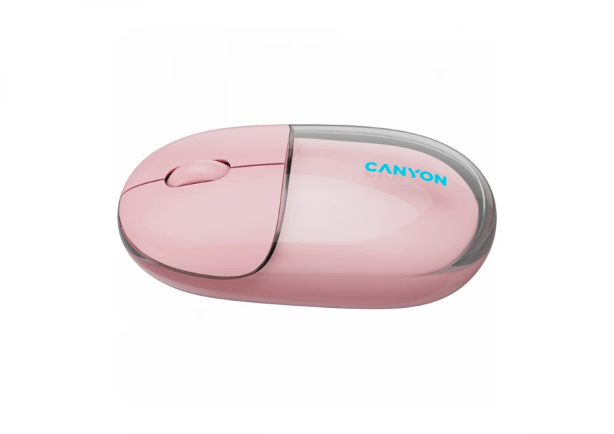 CANYON mouse OnClick 24 BT/ Wireless Transparent/Pink