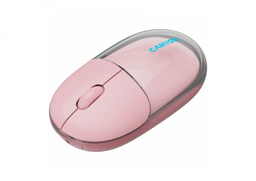 CANYON mouse OnClick 24 BT/ Wireless Transparent/Pink