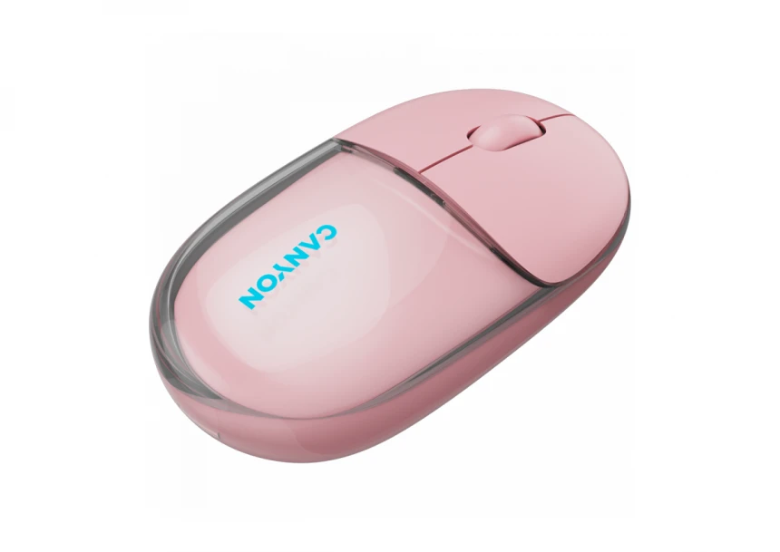 CANYON mouse OnClick 24 BT/ Wireless Transparent/Pink