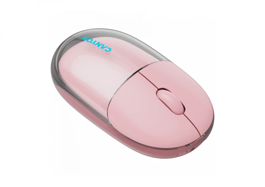 CANYON mouse OnClick 24 BT/ Wireless Transparent/Pink