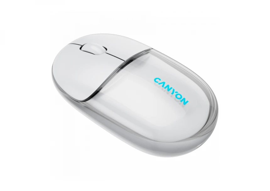 CANYON mouse OnClick 24 BT/ Wireless Transparent/White