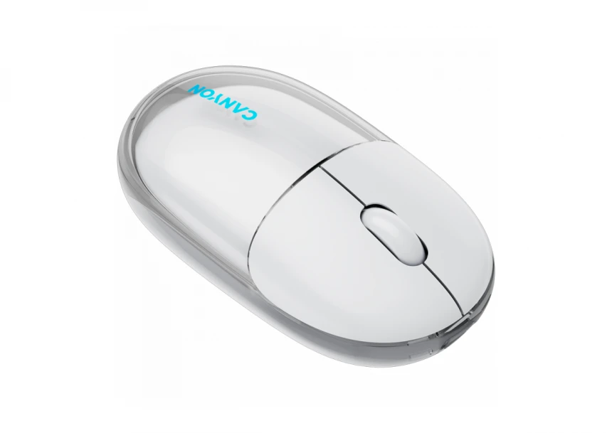 CANYON mouse OnClick 24 BT/ Wireless Transparent/White
