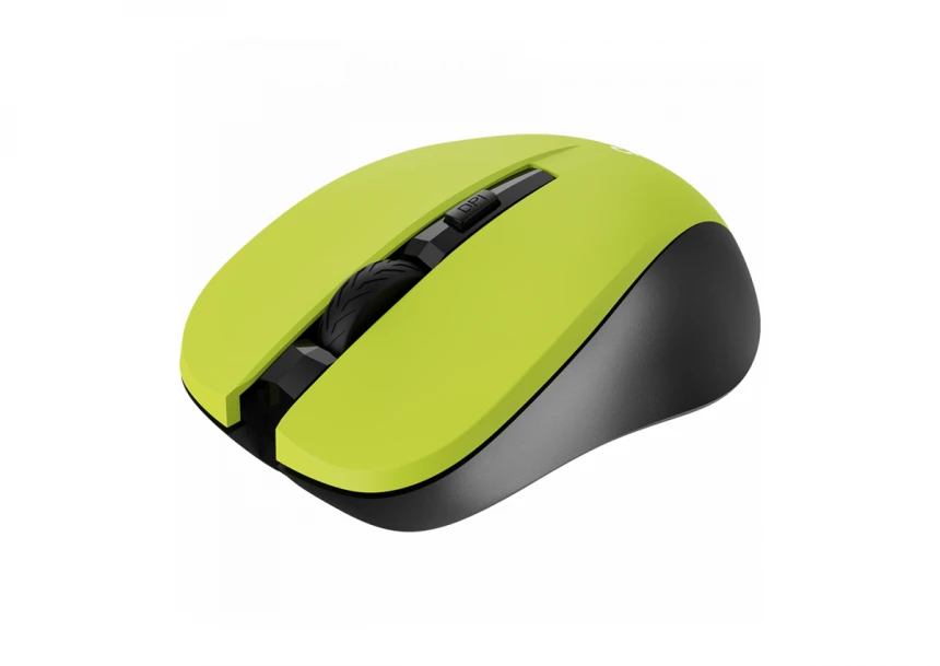 CANYON MW-1, Yellow 2.4GHz wireless optical mouse with 3 buttons, 800/1000/1200 DPI adjustable