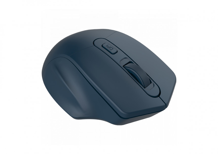 CANYON MW-15, 2.4GHz Wireless Optical Mouse with 4 buttons, DPI 800/1200/1600, Dark Blue, 115*77*38mm, 0.064kg