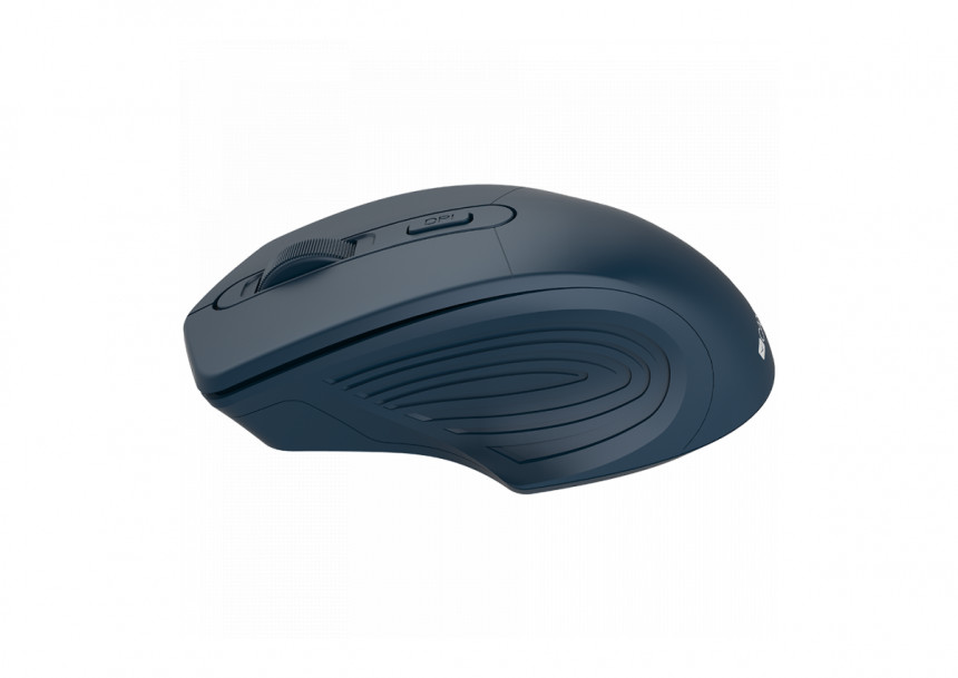 CANYON MW-15, 2.4GHz Wireless Optical Mouse with 4 buttons, DPI 800/1200/1600, Dark Blue, 115*77*38mm, 0.064kg