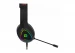 CANYON Shadder GH-6, RGB gaming headset with Microphone, Microphone frequency response: 20HZ~20KHZ,  ABS+ PU leather, USB*1*3.5MM jack plug, 2.0M PVC cable, weight: 300g, Black