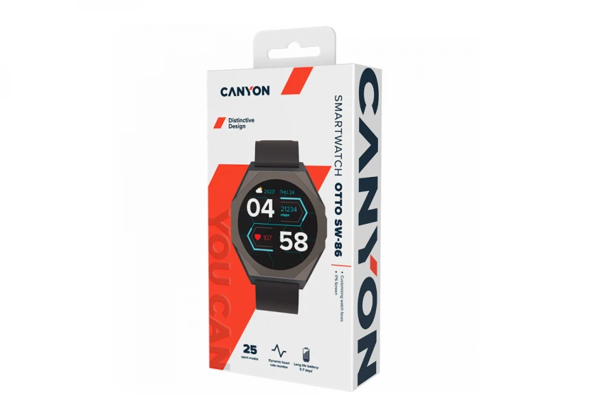 CANYON smart watch Otto SW-86 Black