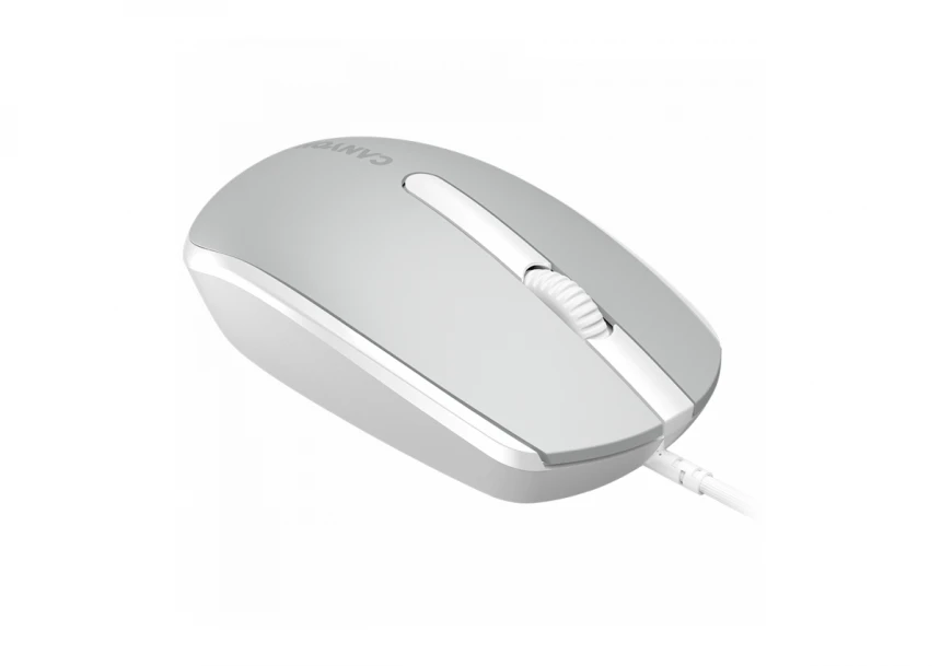 Canyon Wired  optical mouse with 3 buttons, DPI 1000, with 1.5M USB cable,Dark grey, 65*115*40mm, 0.1kg