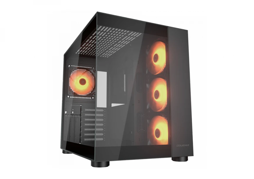 COUGAR FV150 RGB PC Case, Mid tower, Black