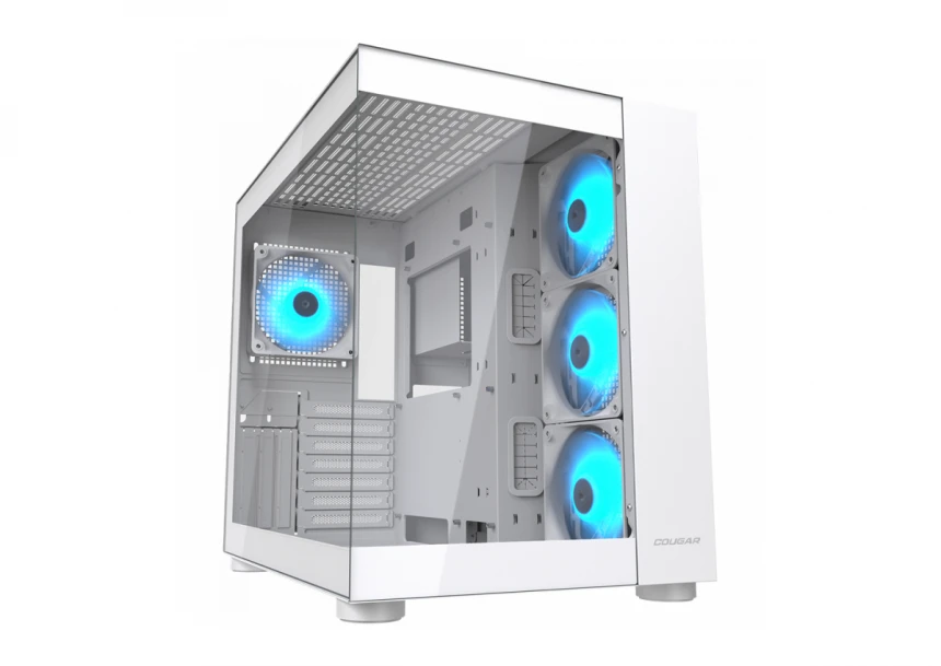 COUGAR FV150 RGB PC Case, Mid tower, White