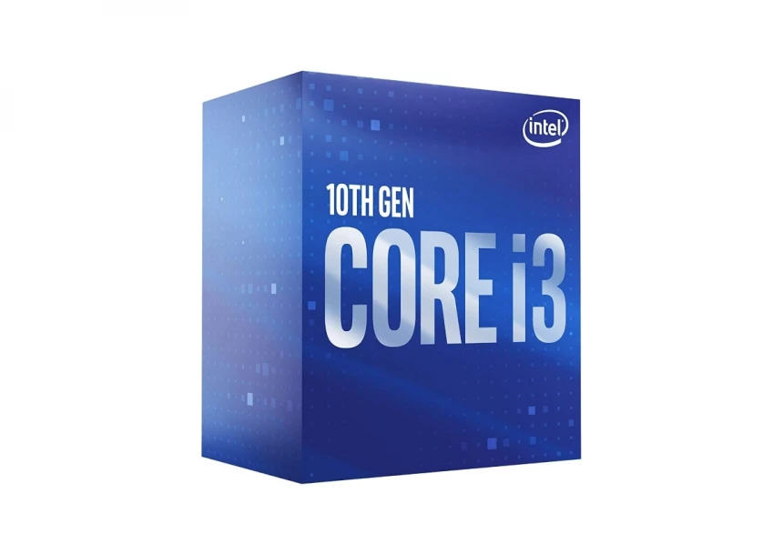 Procesor INTEL Core i3 i3-10100F 4C/8T/4.3GHz/6MB/65W/LGA1200/Comet Lake/14nm/BOX