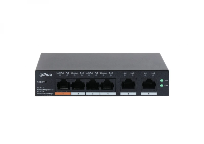 CS4006-4ET-60 6-Port Cloud Managed Desktop Switch with 4-Port PoE 