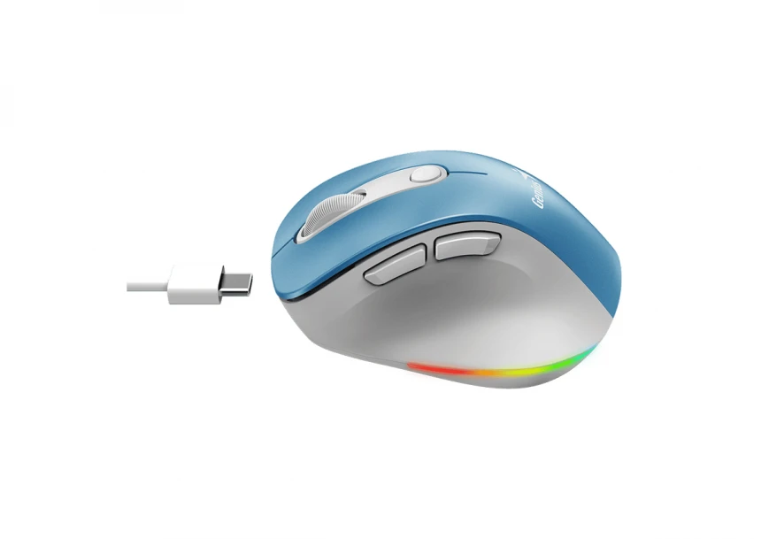 GENIUS Ergo 9000S Pro Light Blue USB Bežični plavi miš 