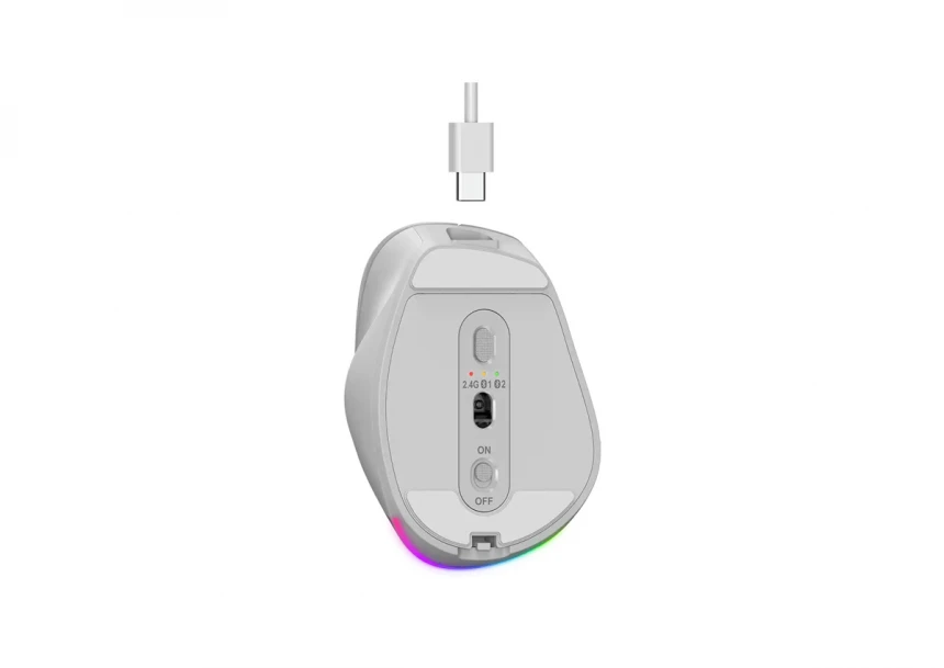 GENIUS Ergo 9000S Pro Light Blue USB Bežični plavi miš 
