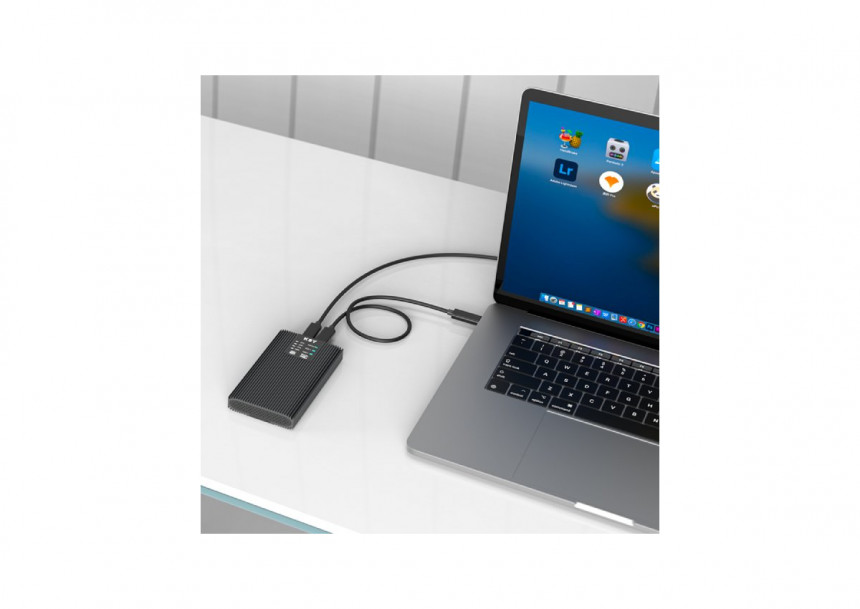 Externo dual klon Kućište USB-C na 2 x M.2  NVMe/SATA SSD, K2022CL